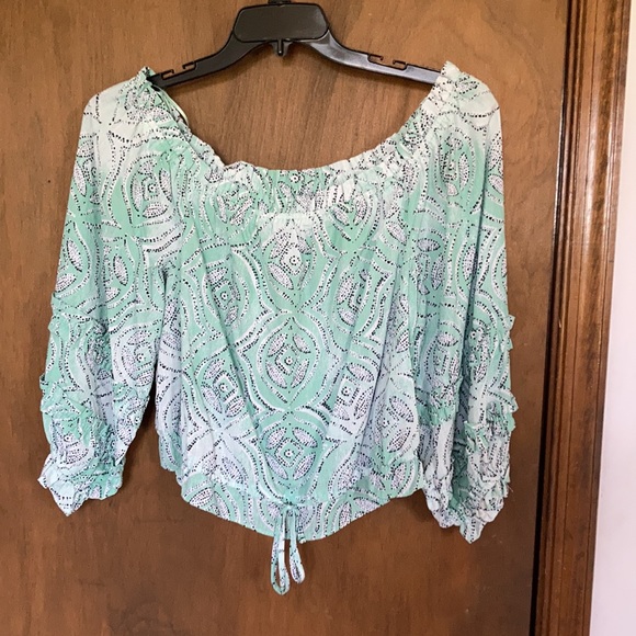 LC Lauren Conrad peasant boho vibe top size XXL - Picture 16 of 17